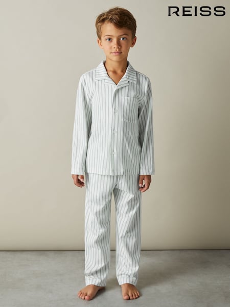 Reiss Cohen Set Brushed-Cotton Striped Pyjama Set (E67988) | 47 €