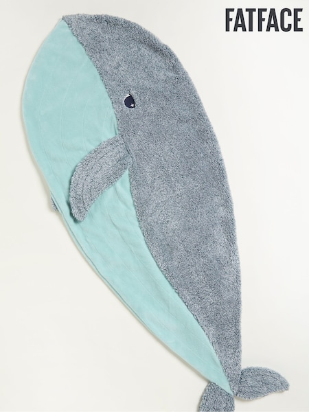 FatFace Blue Shelter Wilson the Whale Blanket (E68013) | €26