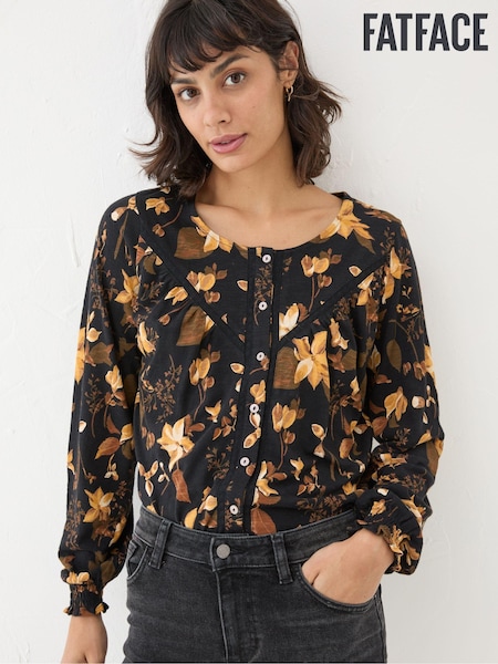 FatFace Black Wren Woodland Top (E68040) | €29