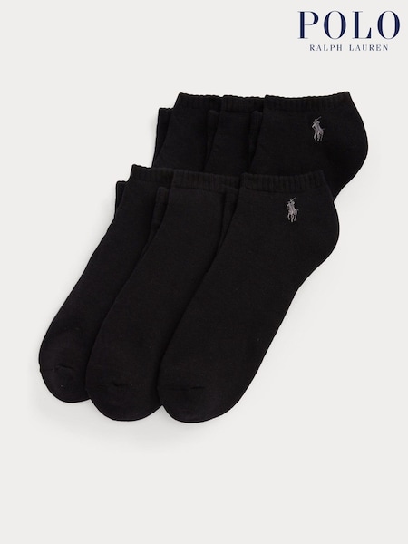 Чорний - М’які шкарпетки з низьким вирізом Polo Ralph Lauren 6 Pack (E68152) | 2 103 грн