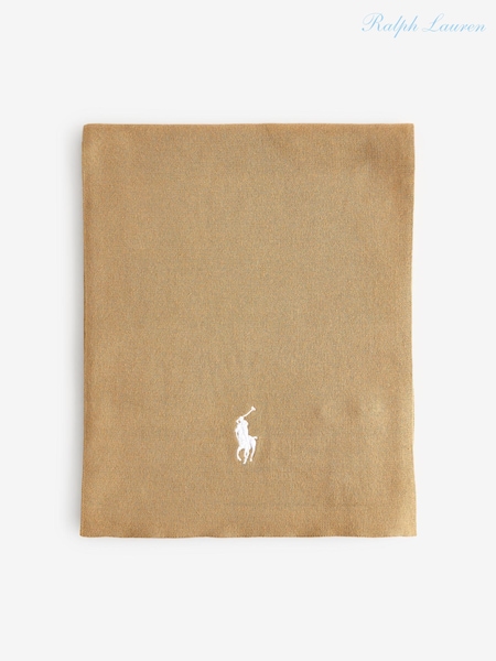 Коричневый - Polo Ralph Lauren Combed 100% Cotton Scarf (E68163) | €52