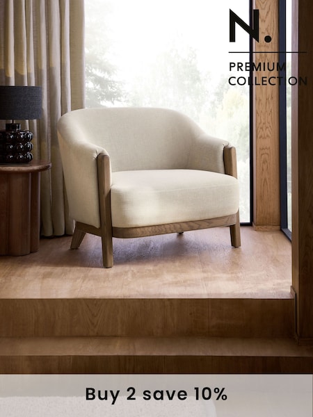 Natural Mix Light N. Premium Claude Accent Chair (E68179) | €725