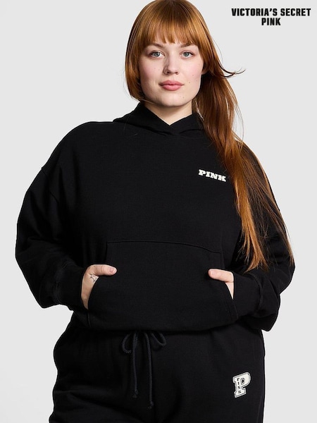 Victoria's Secret PINK Black Oversized Pullover Hoodie (E68281) | €52
