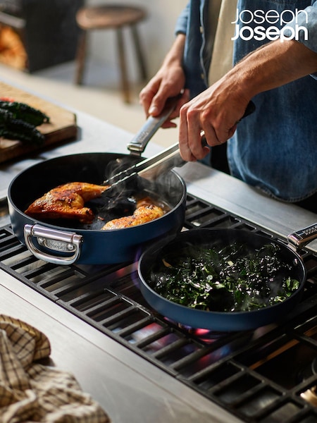 Joseph Joseph Space Folding Handle Ceramic Nonstick 2 Piece Frying Pan Set (E68306) | € 229