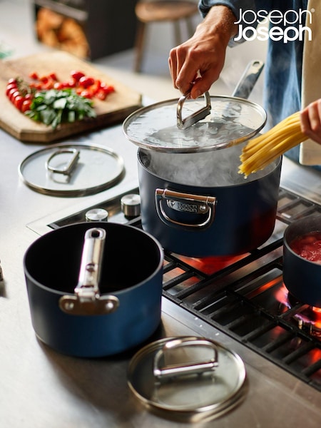 Joseph Joseph Space Folding Handle Ceramic Nonstick 19cm Saucepan And Lid (E68309) | € 117