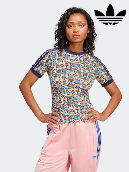 adidas originals multi Floral Liberty London Cali T-shirt (E68349) | €51