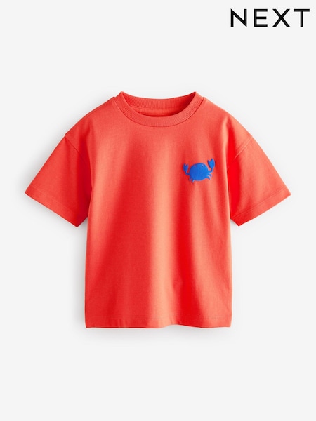 Punainen rapu - Simple Short Sleeve T-shirt (3mths-7yrs) (E68413) | €5 - €9