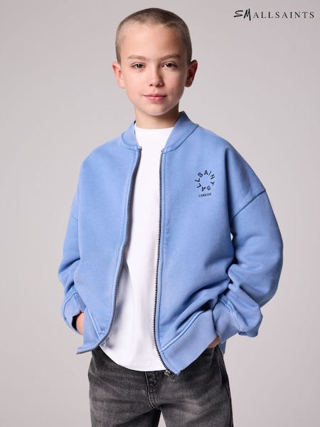 Синій - Smallsaints Boys Tierra Rocco Sweat Bomber 100% Cotton Jacket (E69056) | 2 403 грн - 2 644 грн