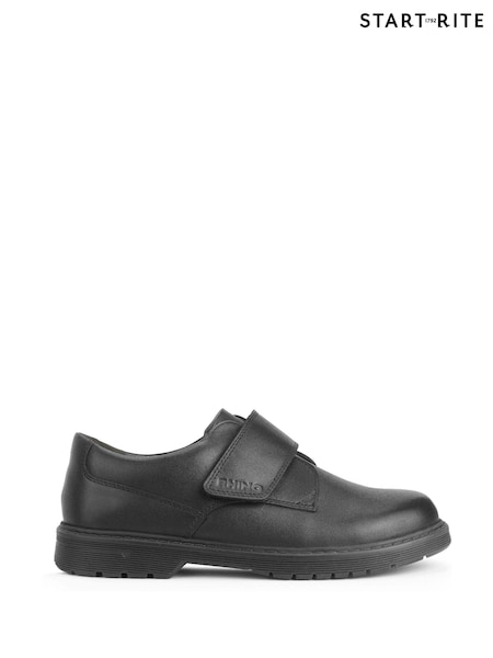 Start Rite Glint Black Leather Monk Strap School Shoes (E69068) | €79