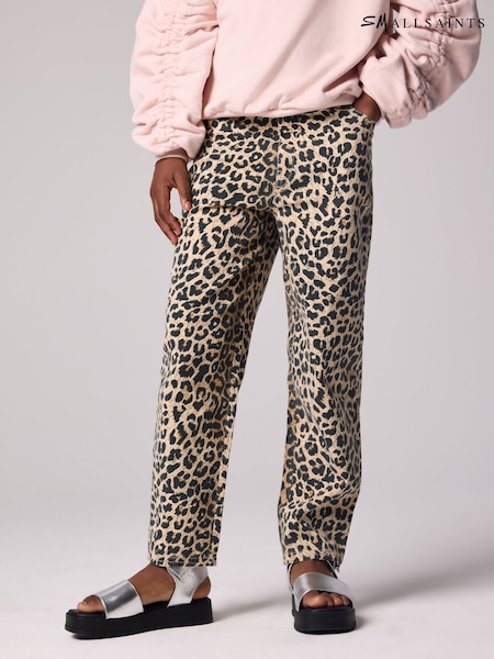 smALLSAINTS Girls Barrel Leg 100% Cotton Denim Jeans (E69137) | ‏186 د.إ.‏ - ‏ 210‏ د.إ.