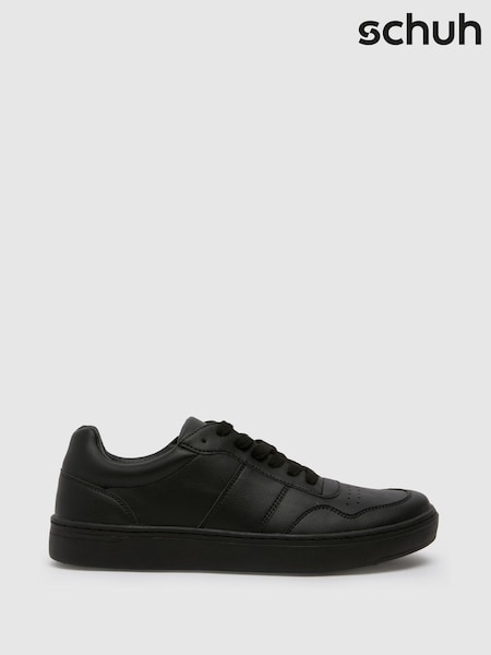 Schuh West Lace Black Trainers (E69227) | ₪201
