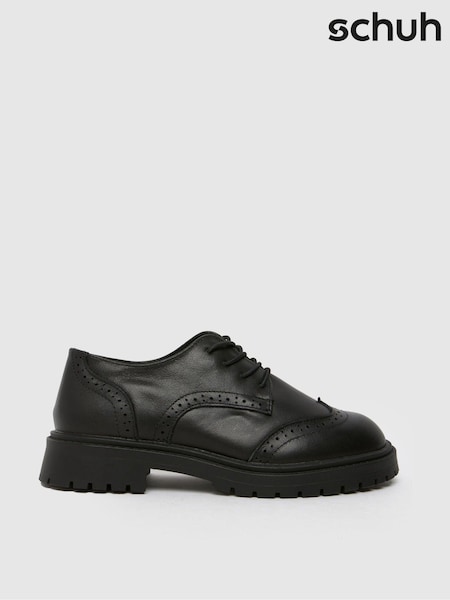 Schuh Junior BTS Luminary Black Brogues (E69234) | AED221