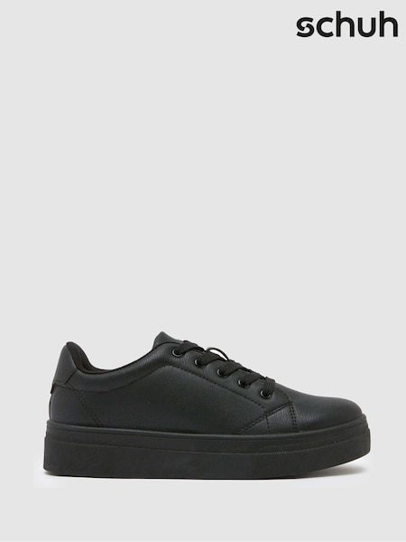 Schuh Marcella Platform Lace Black Shoes (E69243) | €42