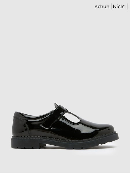 Schuh Youth BTS Lioness T-Bar Black Shoes (E69251) | €45