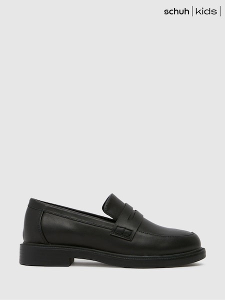 Schuh Junior BTS Libby Black Loafers (E69261) | €54