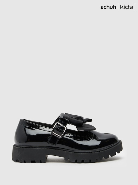 Schuh Junior BTS Lollipop T-Bar Black Shoes (E69265) | €50