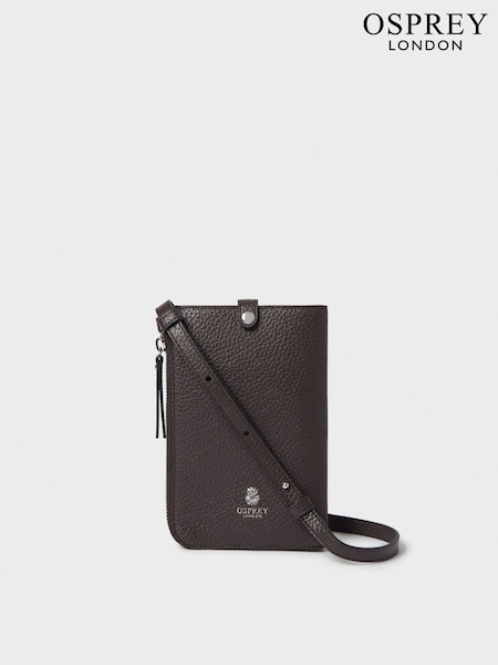 Osprey London The Electra Italian Leather Lanyard Phone Bag (E69288) | €173