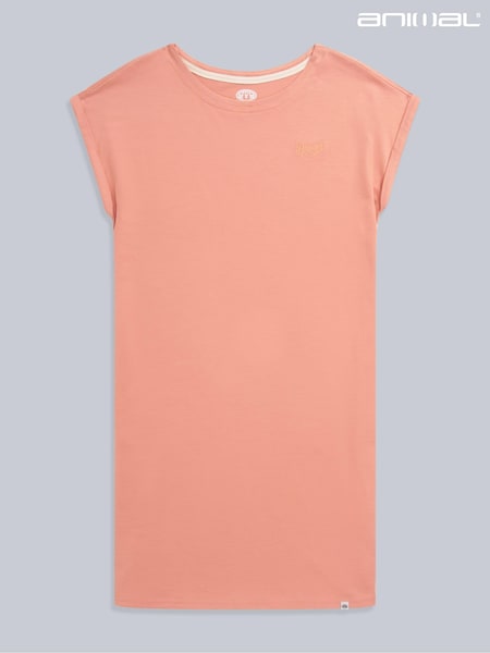 Animal Pink Womens Holly  Jersey Dress (E69592) | R$ 285