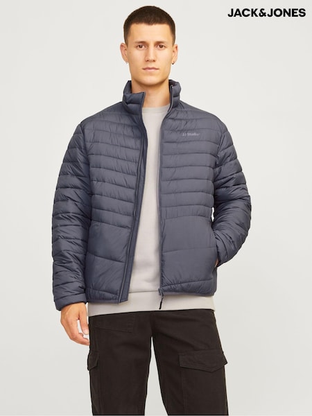 Gri - Jachetă matlasată compactabilă JACK & JONES (E69629) | 161 LEI