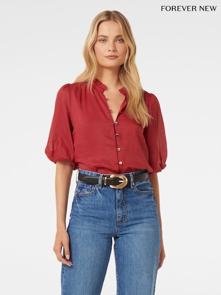 Forever New Paloma Puff Sleeves Blouse (E69710) | 64 €