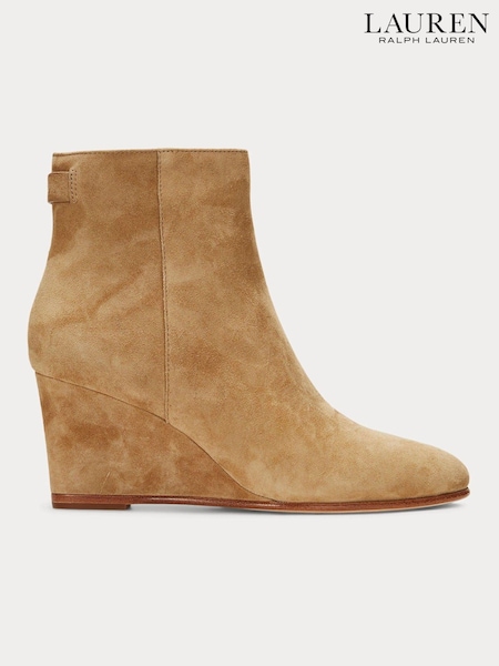 Maro - Lauren Ralph Lauren Sherry Suede Pantofi cu platformă Heeled Cizme (E69763) | 914 LEI