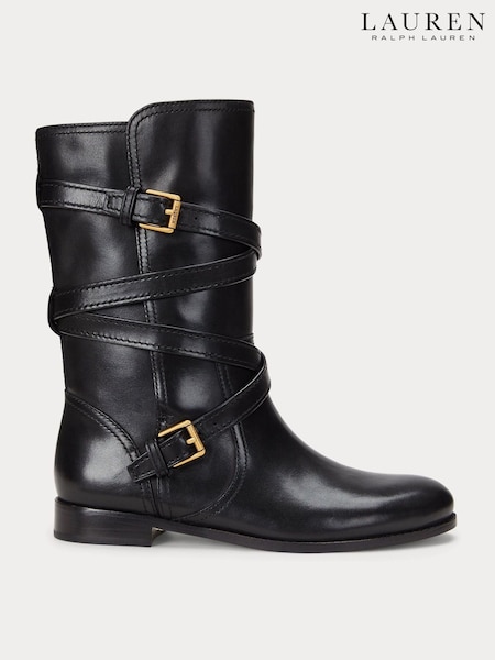Lauren Ralph Lauren Briannah Leather Wrap Riding Boots (E69764) | 14,960 UAH