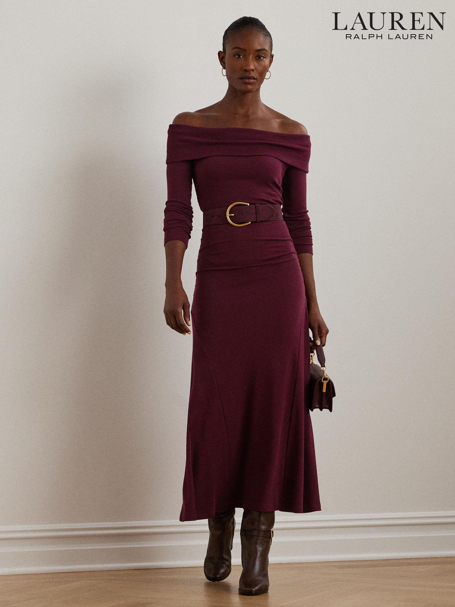 Women s Lauren Ralph Lauren Occasionwear Long Sleeve Dresses Next Luxembourg