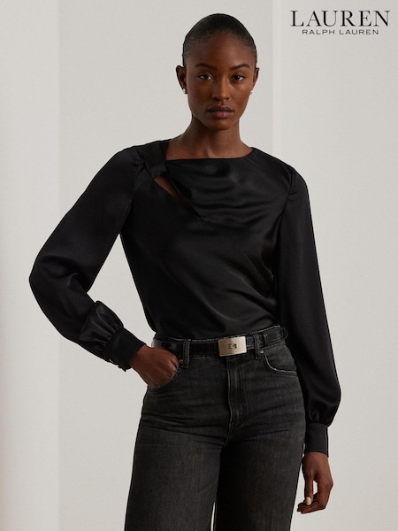 Lauren Ralph Lauren Silk Volume Sleeve Blouse (E69770) | €112