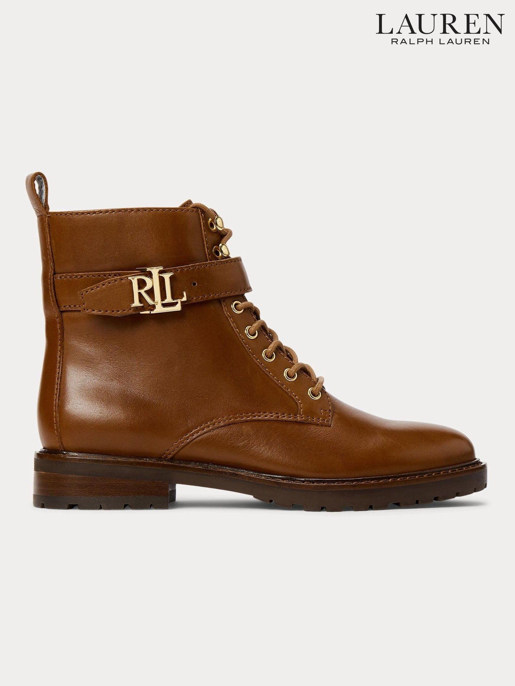 Ralph lauren brown boots shop
