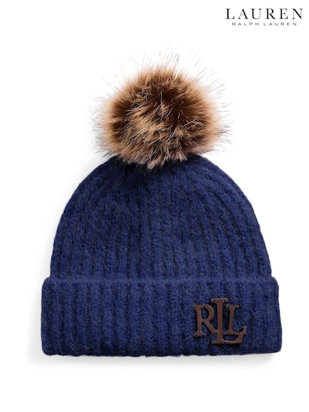 modra - Lauren Ralph Lauren Acrylic Blend-Fisherman Rib Hat (E69814) | € 60