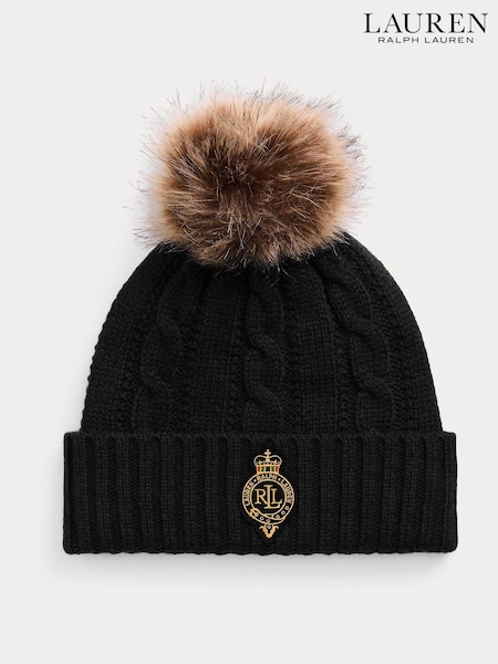 Lauren Ralph Lauren Polyester Blend Cable Crest Patch Hat (E69818) | €52