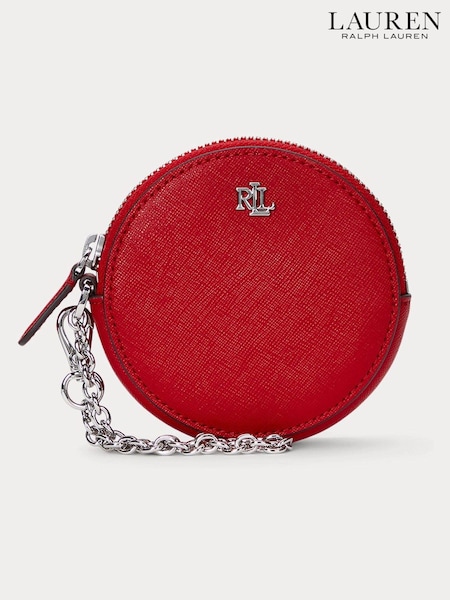 Lauren Ralph Lauren Crosshatch Leather Round Pouch Bag (E69829) | €45
