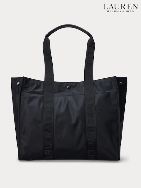 Schwarz - Lauren Ralph Lauren Nylon Extra-Large Stevie Tote Bag (E69855) | 178 €