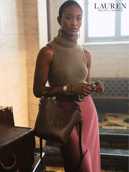 Lauren Ralph Lauren Bruma Metalised Fibre Knitted Vest Jumper (E69882) | €167