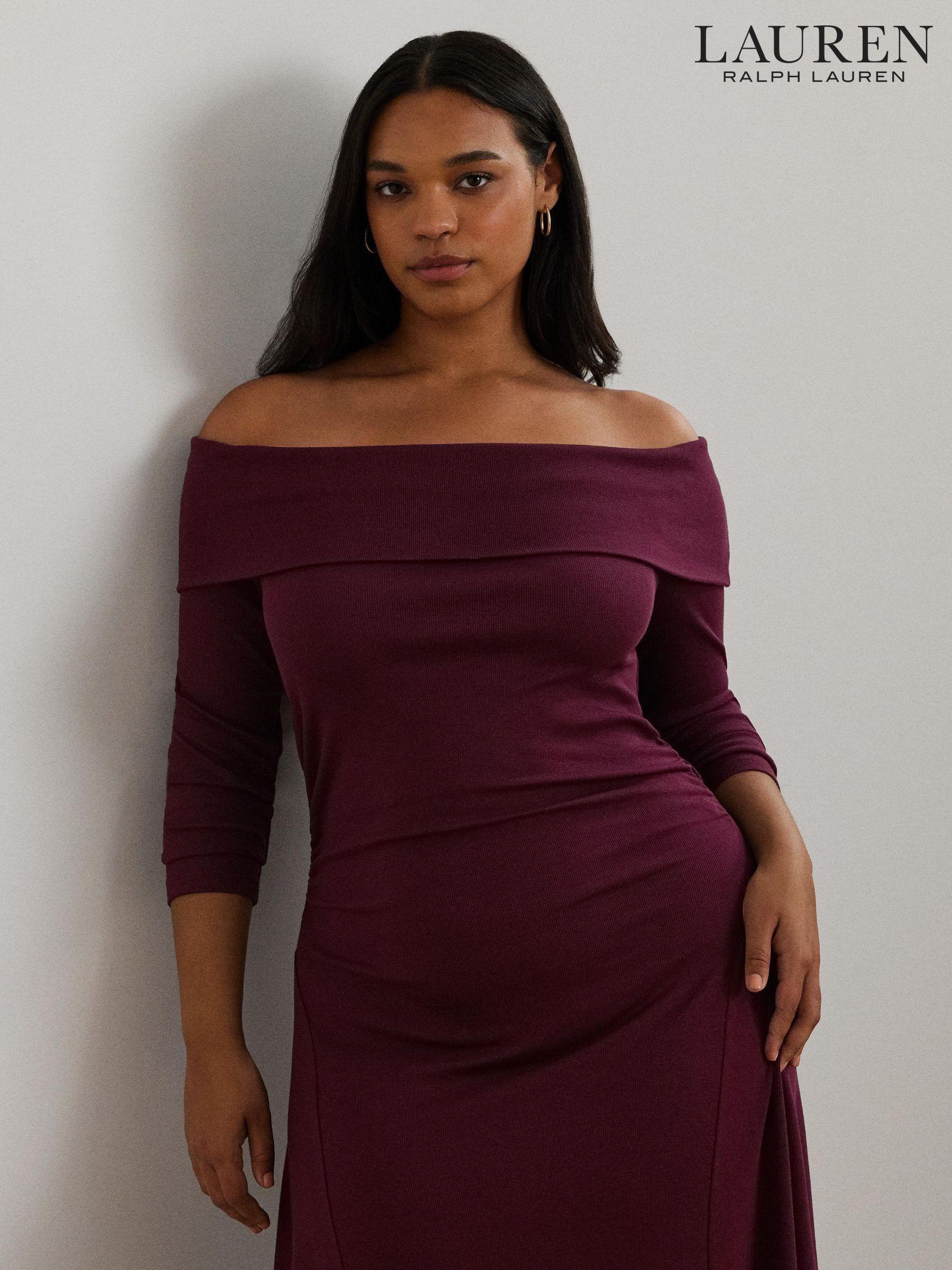 Ralph lauren cold shoulder dress store