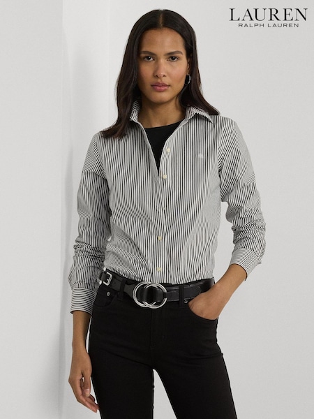 Lauren Ralph Lauren Striped Easy Care Cotton Shirt (E69899) | €92