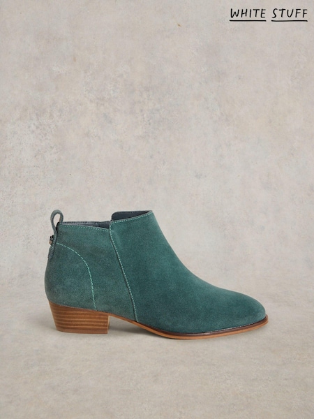 White Stuff Blue Willow Suede Ankle Boots (E70008) | €95
