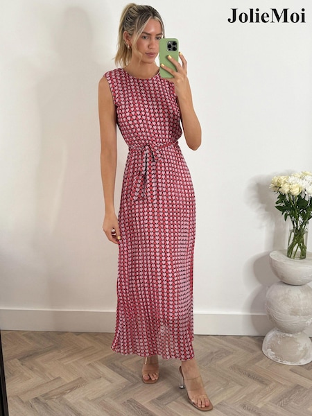 Jolie Moi Front Tie Sleeveless Maxi Dress (E70020) | 38 €