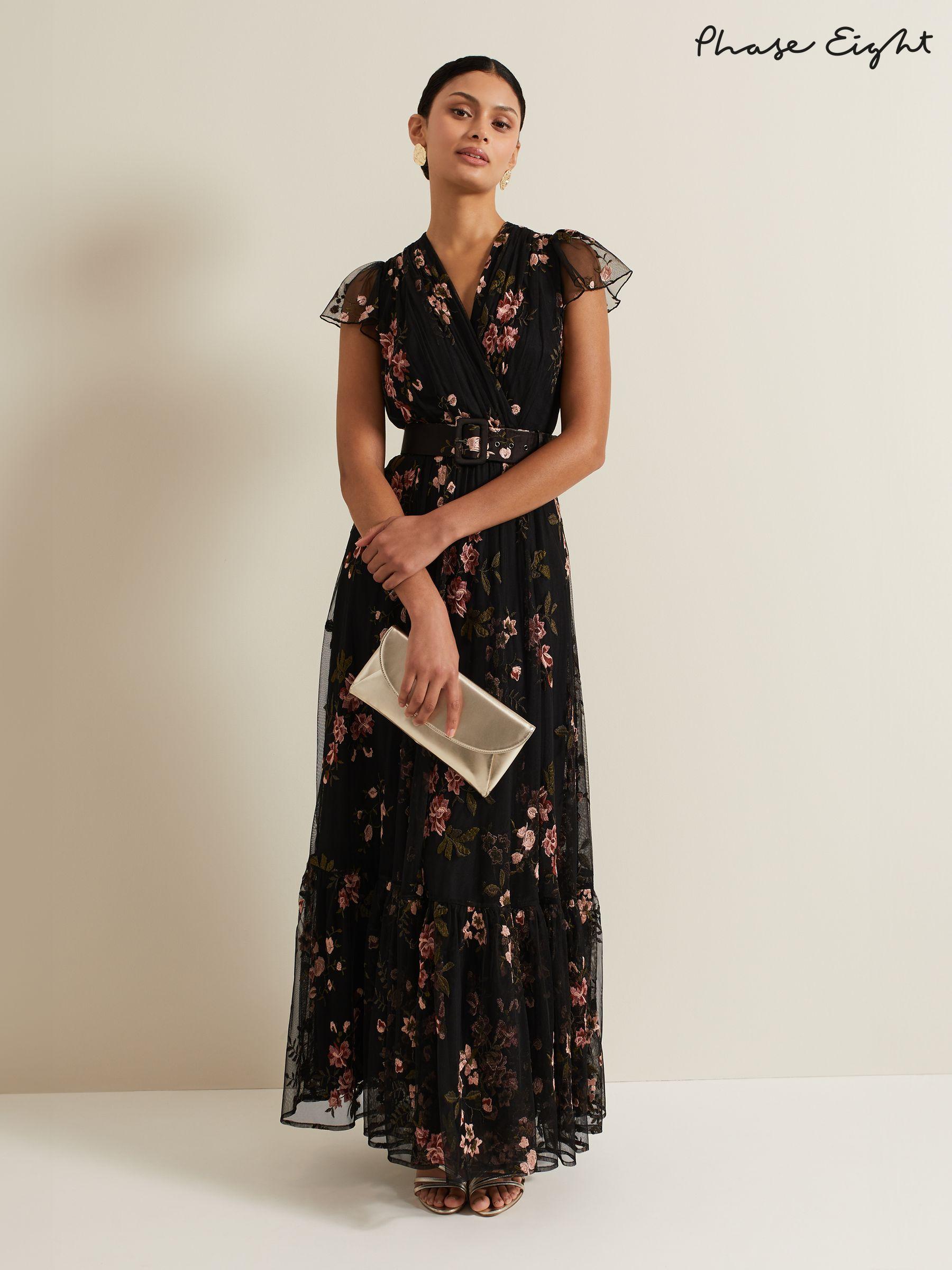 Curve Phase Eight Floral Short Sleeve Partywear Dresses Next Oman