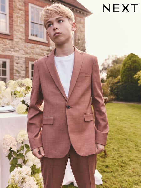 Mocha Brown Suit Jacket (12mths-16yrs) (E70130) | €59 - €76