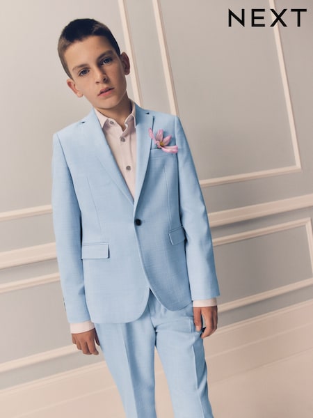 Pale Blue Suit Jacket (12mths-16yrs) (E70134) | €59 - €76