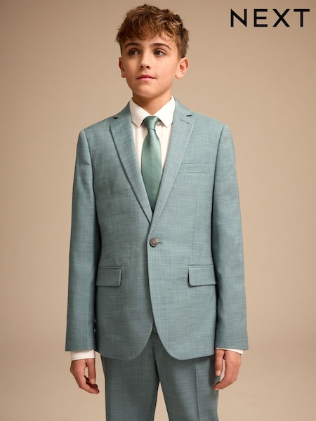 Teal Blue Suit Jacket (12mths-16yrs) (E70136) | €59 - €76