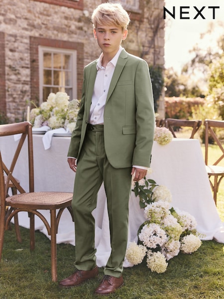 Green Suit Jacket (12mths-16yrs) (E70137) | €59 - €76