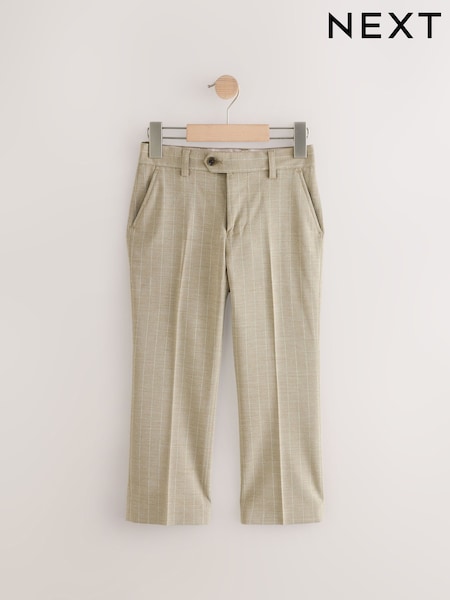 Neutral Relaxed Fit Stripe Suit Trousers (3-16yrs) (E70147) | 114 QAR - 173 QAR