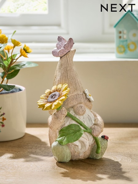 Natural Spring Sunflower Gonk Ornament (E70164) | €13