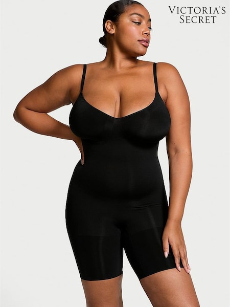 Victoria's Secret Black Seamless Shaping™ Mid Thigh Bodysuit (E70350) | €63