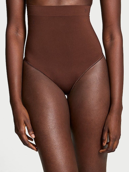 Victoria's Secret Ganache Nude Thong Seamless Shaping High Waist Knickers (E70376) | €29