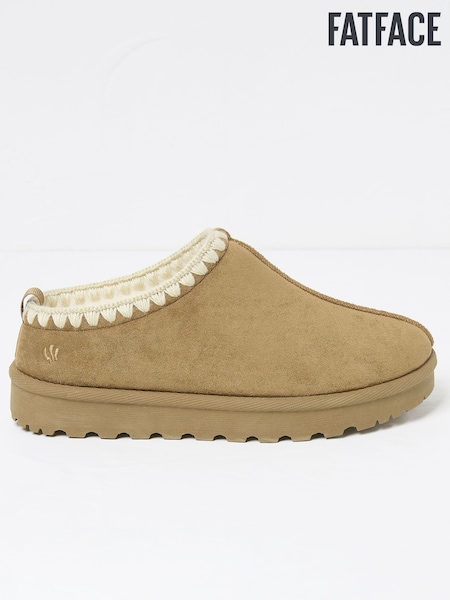 FatFace Lyra Brown Snug Mule Slippers (E70442) | R$ 420