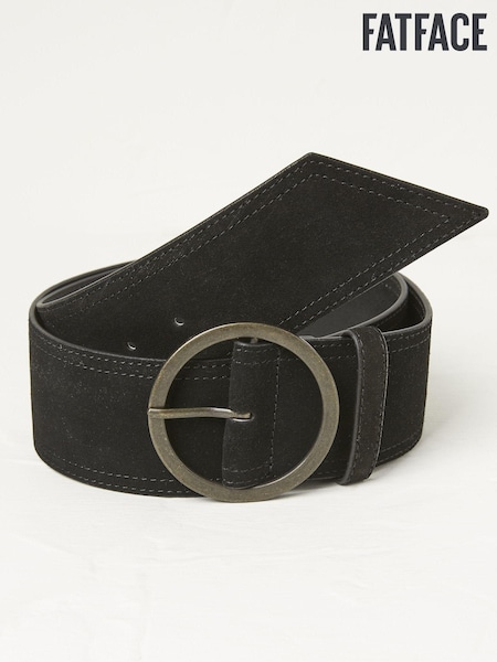 FatFace Black Soft Wide Waist Belt (E70512) | €15.50