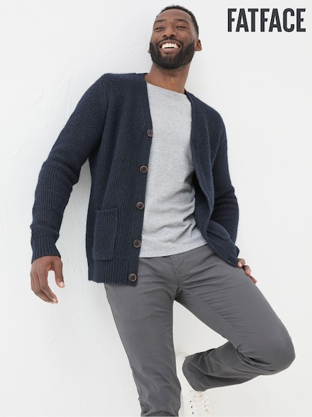 FatFace Calder Navy Cardigan (E70547) | €52.50